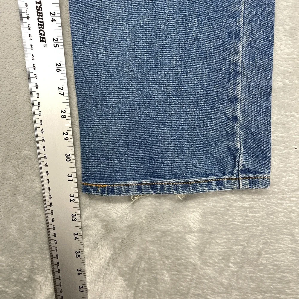 Levi's Jeans Mens 31x32 Blue Denim 527 Stretch Americana Slim Bootcut Grunge